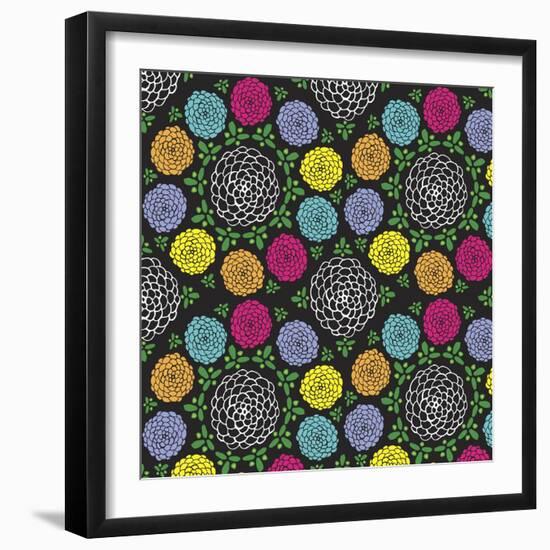 Dia De Los Flores-Joanne Paynter Design-Framed Giclee Print