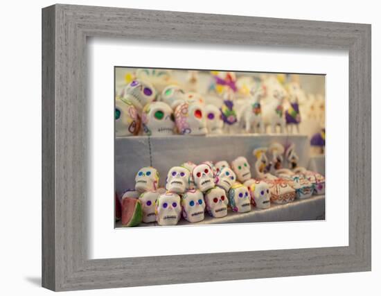 Dia De Los Muertos (Day of the Dead) Souvenirs, San Miguel De Allende, Guanajuato-Ben Pipe-Framed Photographic Print