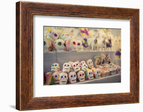 Dia De Los Muertos (Day of the Dead) Souvenirs, San Miguel De Allende, Guanajuato-Ben Pipe-Framed Photographic Print