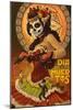 Dia De Los Muertos Marionettes-Lantern Press-Mounted Art Print