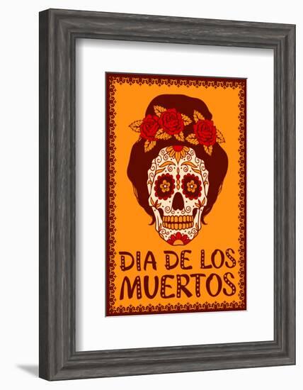 Dia de Los Muetros-null-Framed Art Print