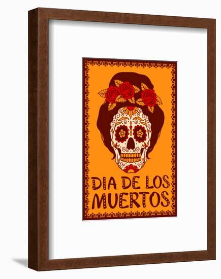 Dia de Los Muetros-null-Framed Art Print