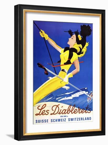 Diablerets-Vintage Apple Collection-Framed Giclee Print