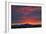 Diablo Awakens Sunrise Sky Fire Walnut Creek Mount Diablo-Vincent James-Framed Photographic Print