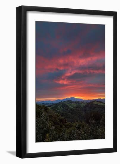 Diablo Rises, Mount Diablo, Bay Area, Walnut Creek-Vincent James-Framed Photographic Print