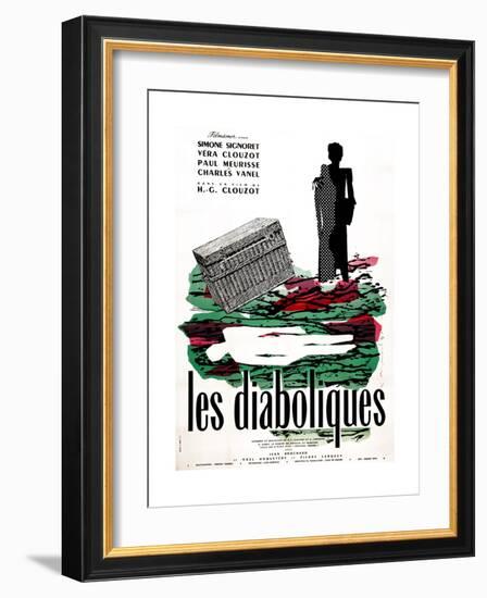 Diabolique, (AKA Les Diaboliques), Dutch Poster, 1955-null-Framed Giclee Print