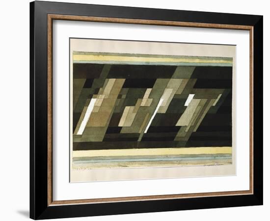 Diagonal-Medien-Paul Klee-Framed Giclee Print