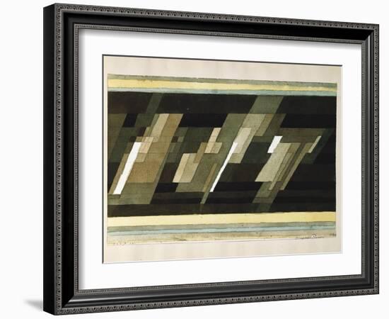 Diagonal-Medien-Paul Klee-Framed Giclee Print