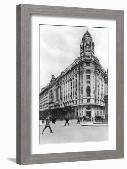 Diagonal Norte, Avenida Roque Saenz Pena, Buenos Aires, Argentina, C1920S-null-Framed Giclee Print