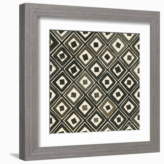 Diagonal Squares Light-Kathrine Lovell-Framed Art Print