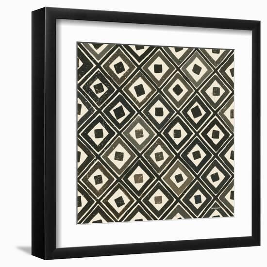 Diagonal Squares Light-Kathrine Lovell-Framed Art Print