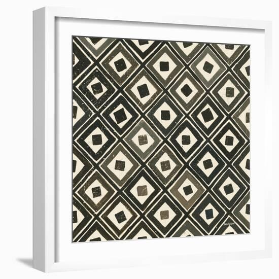 Diagonal Squares Light-Kathrine Lovell-Framed Art Print