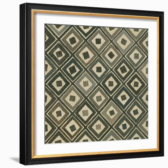 Diagonal Squares-Kathrine Lovell-Framed Art Print