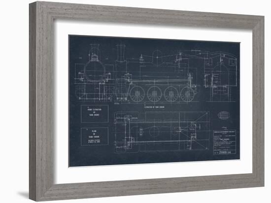 Diagram for Tank Engines I-The Vintage Collection-Framed Giclee Print