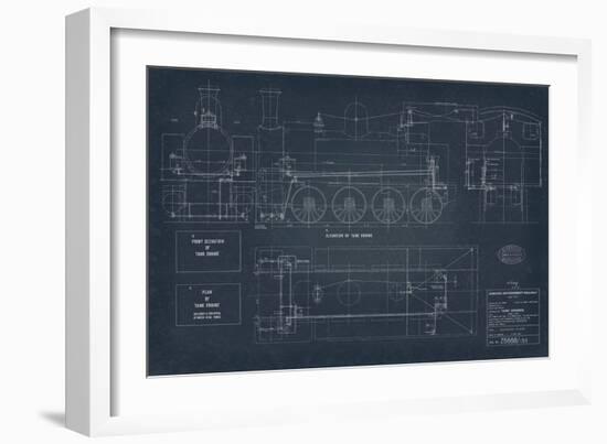 Diagram for Tank Engines I-The Vintage Collection-Framed Giclee Print