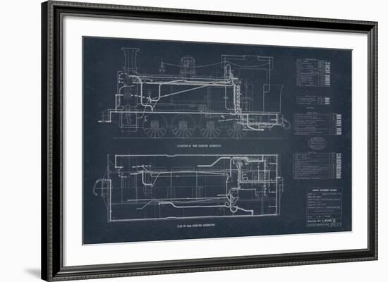 Diagram for Tank Engines II-The Vintage Collection-Framed Giclee Print