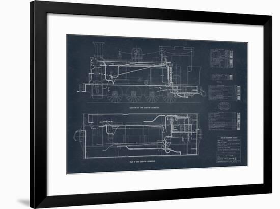Diagram for Tank Engines II-The Vintage Collection-Framed Giclee Print