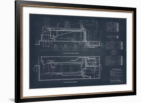 Diagram for Tank Engines II-The Vintage Collection-Framed Giclee Print