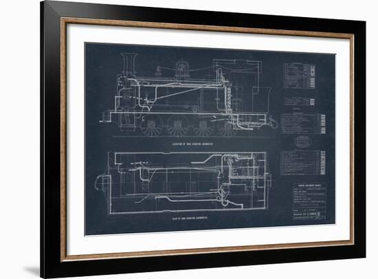 Diagram for Tank Engines II-The Vintage Collection-Framed Giclee Print