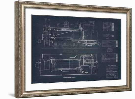 Diagram for Tank Engines II-The Vintage Collection-Framed Giclee Print