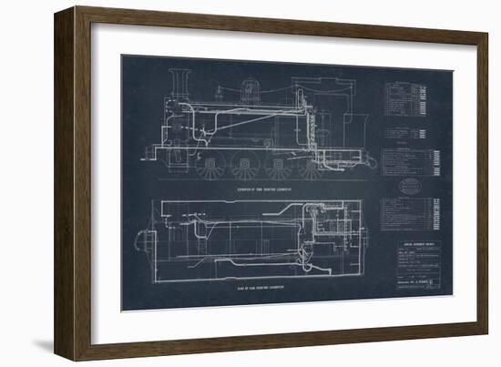 Diagram for Tank Engines II-The Vintage Collection-Framed Giclee Print