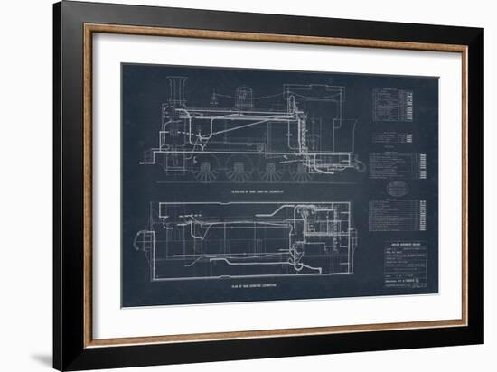 Diagram for Tank Engines II-The Vintage Collection-Framed Giclee Print