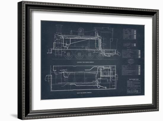 Diagram for Tank Engines II-The Vintage Collection-Framed Giclee Print