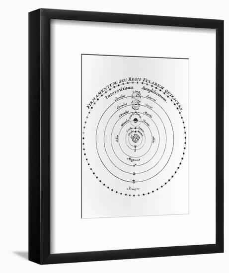 Diagram of Copernican Cosmology-Jeremy Burgess-Framed Photographic Print