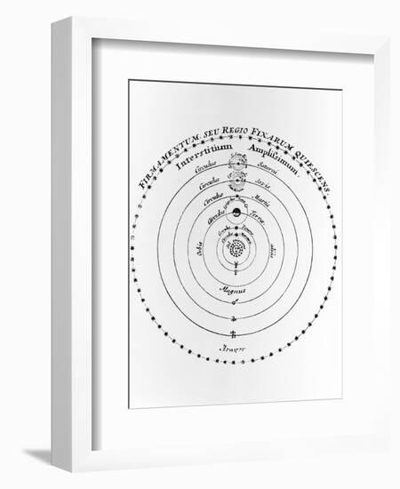 Diagram of Copernican Cosmology-Jeremy Burgess-Framed Photographic Print