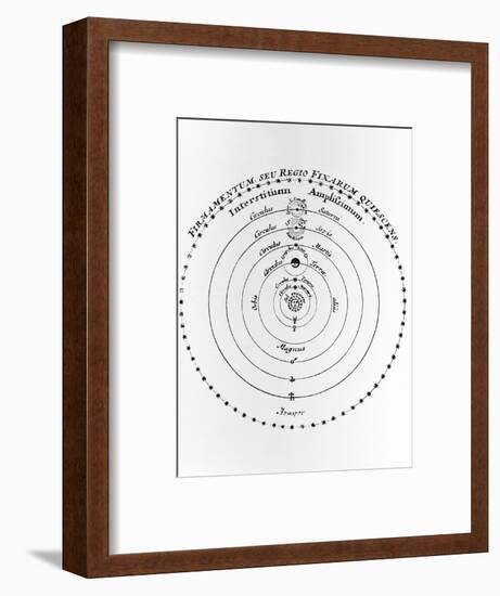 Diagram of Copernican Cosmology-Jeremy Burgess-Framed Photographic Print