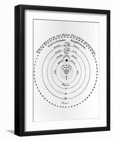 Diagram of Copernican Cosmology-Jeremy Burgess-Framed Photographic Print
