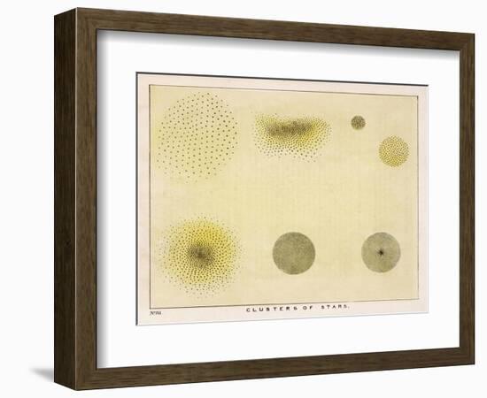 Diagram Showing Various Clusters of Stars-Charles F. Bunt-Framed Photographic Print