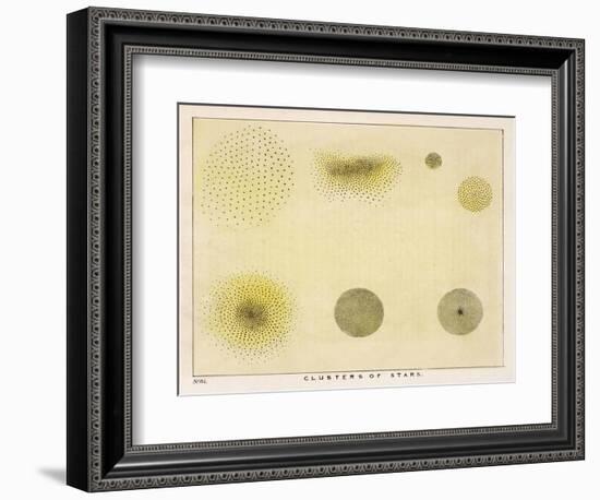 Diagram Showing Various Clusters of Stars-Charles F. Bunt-Framed Photographic Print