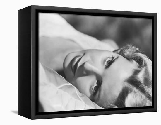 DIAL M FOR MURDER, 1954 directed by ALFRED HITCHCOCK Grace Kelly (b/w photo)-null-Framed Stretched Canvas