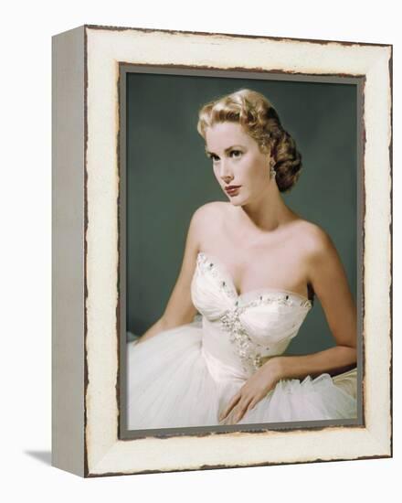 DIAL M FOR MURDER, 1954 directed by ALFRED HITCHCOCK Grace Kelly (photo)-null-Framed Stretched Canvas