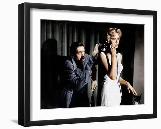 Dial M For Murder, Anthony Dawson, Grace Kelly, 1954-null-Framed Photo