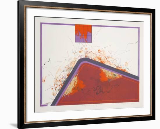 Dialogue with Mindmap 15-Kyme Sarlei-Framed Serigraph