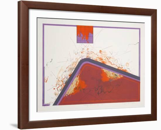 Dialogue with Mindmap 15-Kyme Sarlei-Framed Serigraph