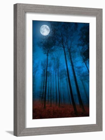 Dialogue with the moon-Philippe Sainte-Laudy-Framed Photographic Print