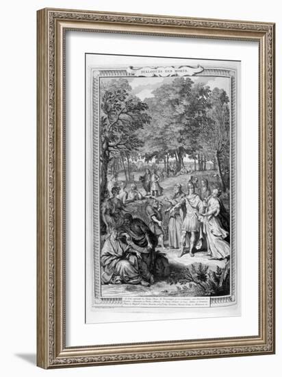 Dialogues of the Dead, 1728-Bernard Picart-Framed Giclee Print