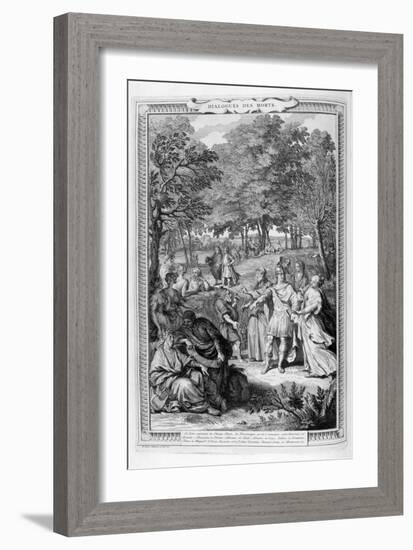 Dialogues of the Dead, 1728-Bernard Picart-Framed Giclee Print