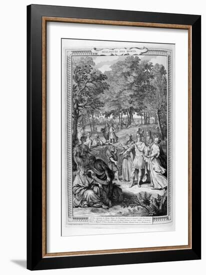 Dialogues of the Dead, 1728-Bernard Picart-Framed Giclee Print