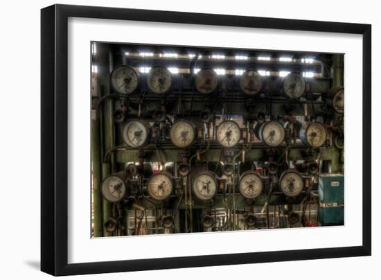 Dials in a Power Station-Nathan Wright-Framed Photographic Print