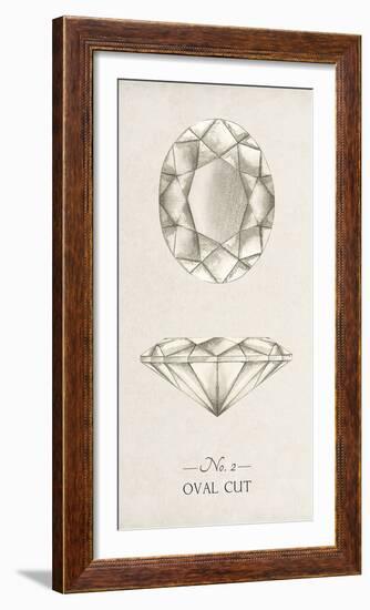 Diamantaire - Oval-Amy Shaw-Framed Giclee Print