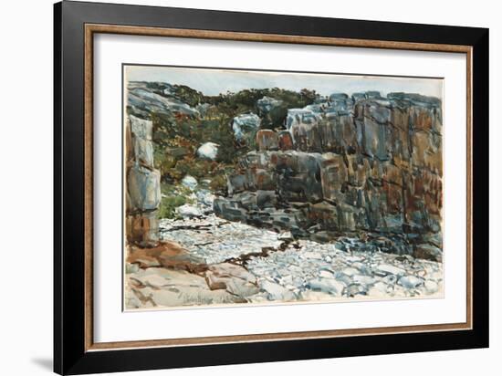 Diamond Cove, 1912-Childe Hassam-Framed Giclee Print