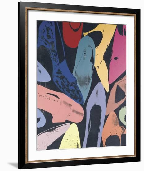 Diamond Dust Shoes, c.1980 (Lilac, Blue, Green)-Andy Warhol-Framed Giclee Print