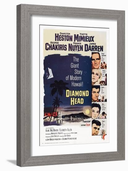 Diamond Head, 1963-null-Framed Art Print