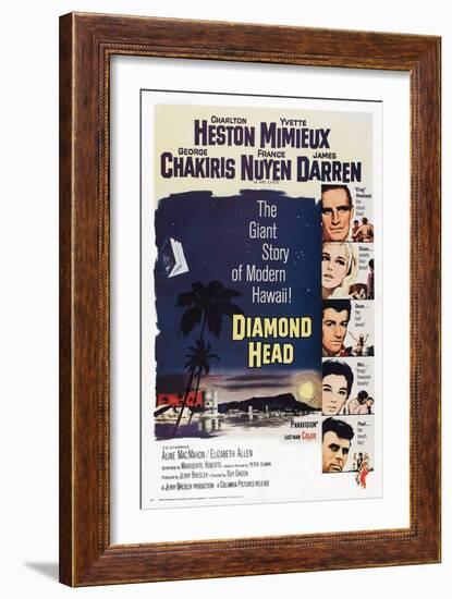 Diamond Head, 1963-null-Framed Art Print