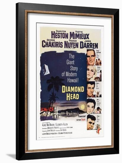 Diamond Head, 1963-null-Framed Art Print