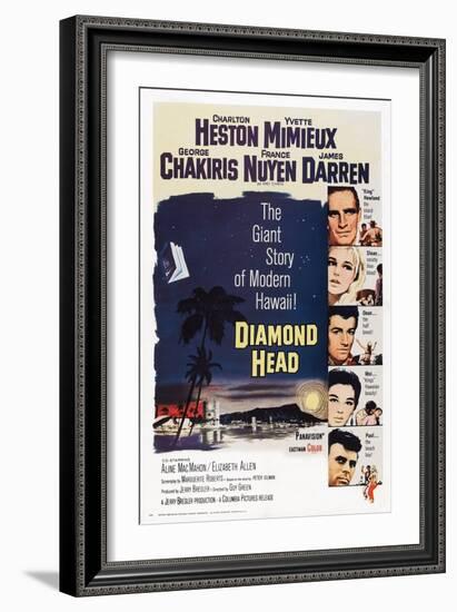 Diamond Head, 1963-null-Framed Art Print